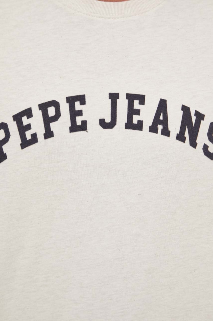 Pepe Jeans tricou din bumbac PM509224 bej