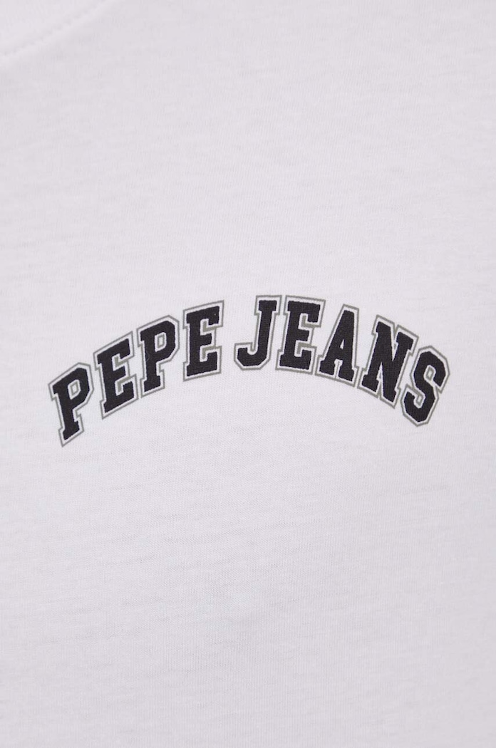 Pepe Jeans tricou din bumbac Clementine PM509229 alb