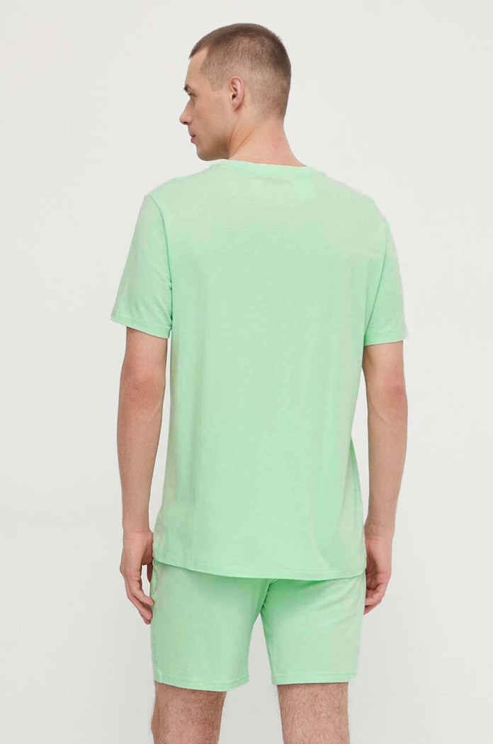 Ρούχα Μπλουζάκι lounge Polo Ralph Lauren 714931651 πράσινο