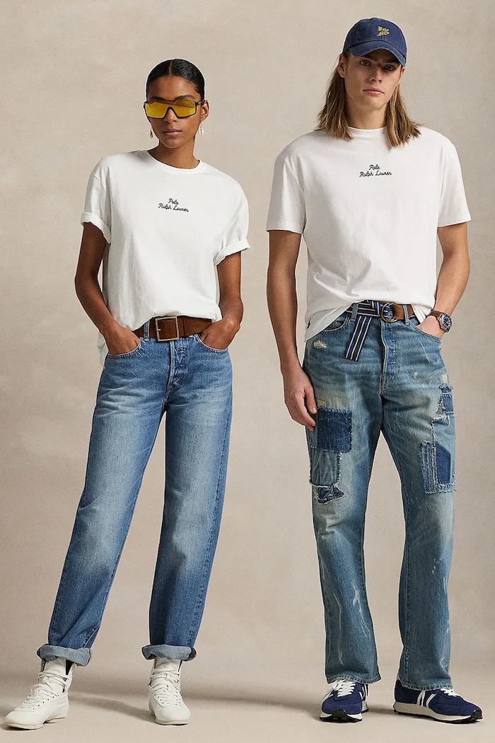 Ρούχα Βαμβακερό μπλουζάκι Polo Ralph Lauren 710936585 λευκό