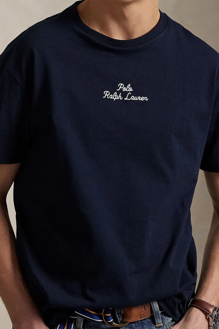 Bavlněné tričko Polo Ralph Lauren námořnická modř 710936585