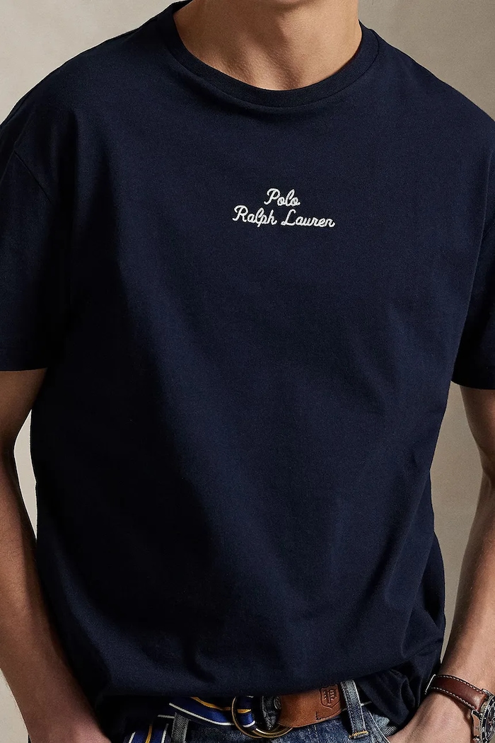 Bavlněné tričko Polo Ralph Lauren námořnická modř 710936585