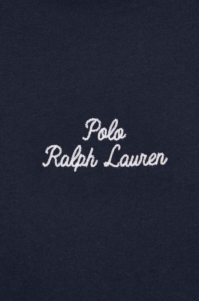 Βαμβακερό μπλουζάκι Polo Ralph Lauren 710936585 σκούρο μπλε