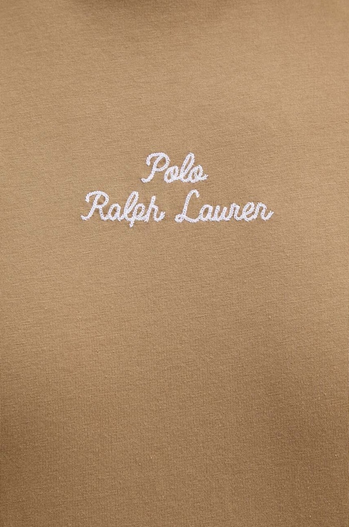 Polo Ralph Lauren t-shirt bawełniany 710936585 brązowy