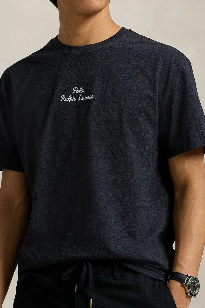 Polo Ralph Lauren t-shirt bawełniany czarny 710936585