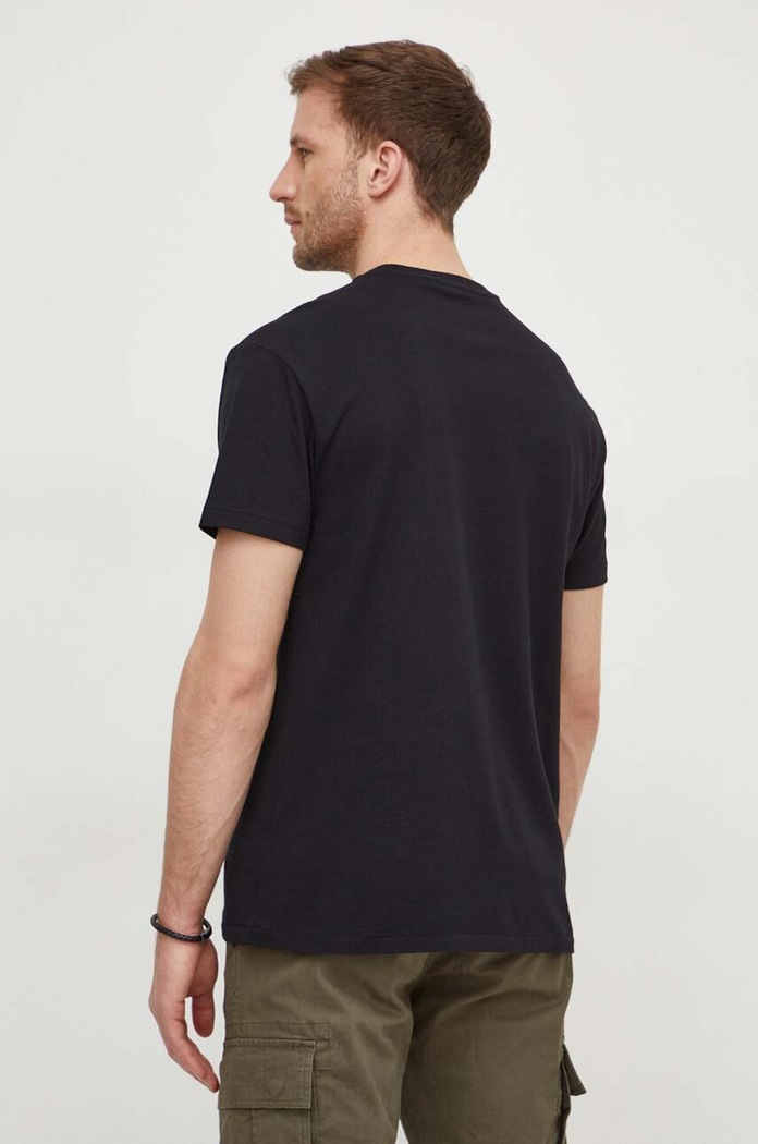 Bavlnené tričko Polo Ralph Lauren 710936585 čierna SS25