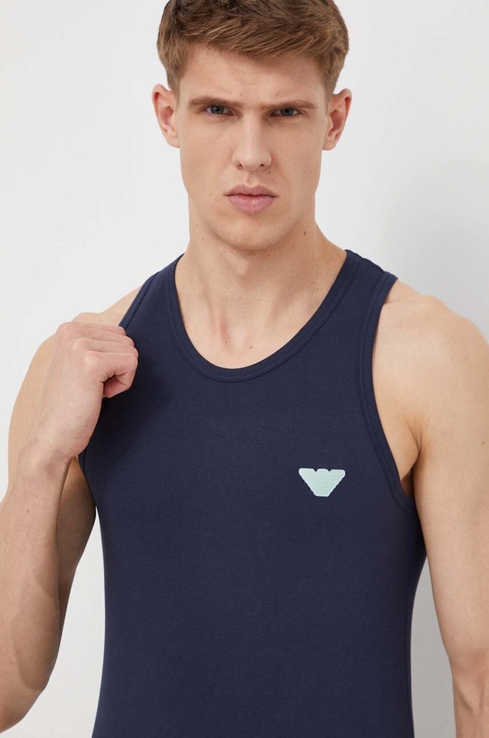 Top Emporio Armani Underwear slim námořnická modř 110828.4R512
