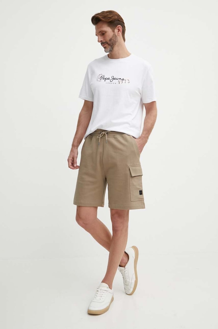 Μπλουζάκι Pepe Jeans CAMILLE CAMILLE PM509373 λευκό SS24