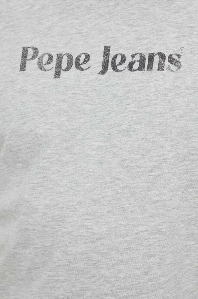 Βαμβακερό μπλουζάκι Pepe Jeans CLIFTON CLIFTON PM509374 γκρί