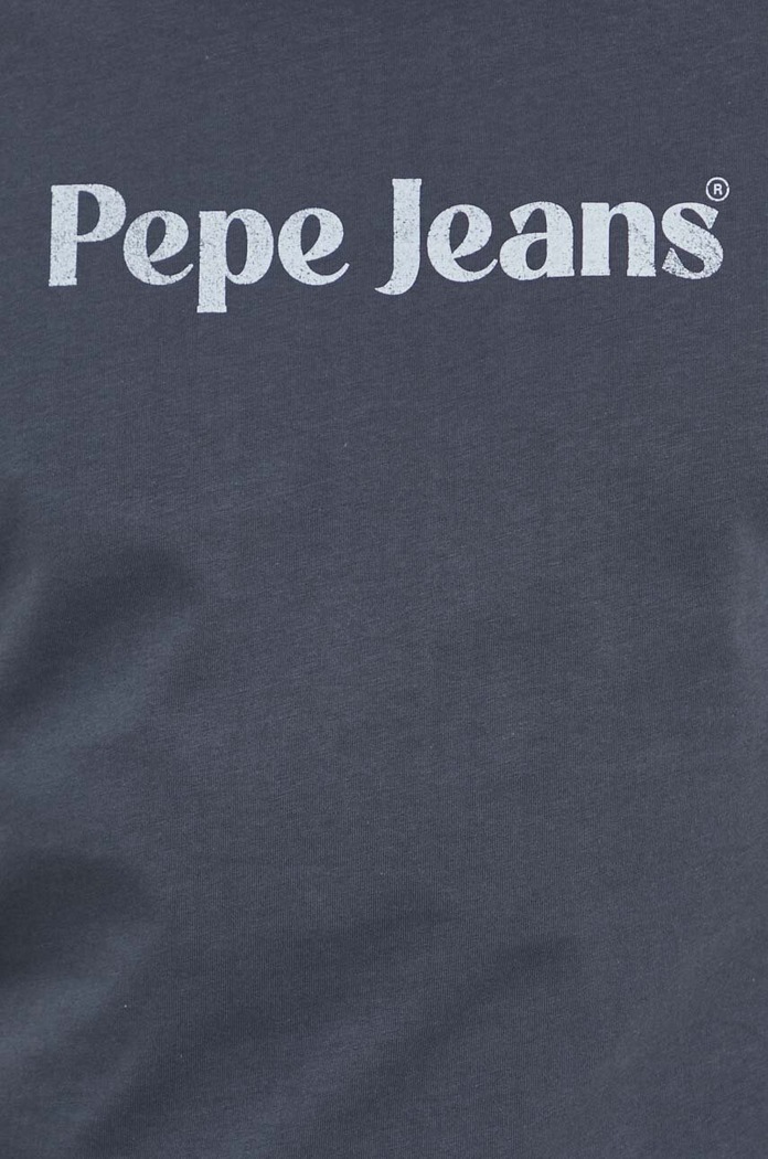 Pepe Jeans tricou din bumbac CLIFTON PM509374 gri
