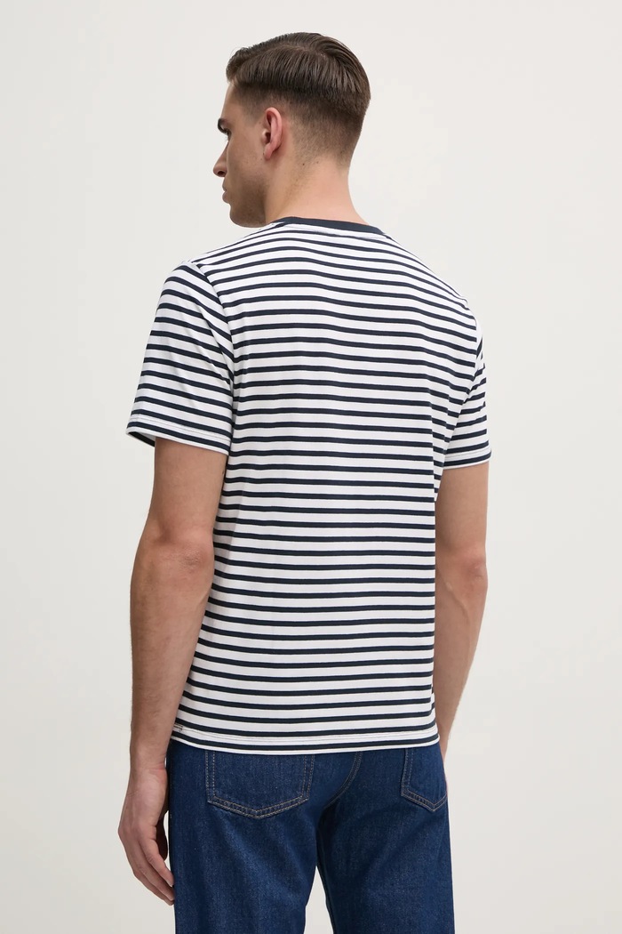 Ρούχα Βαμβακερό μπλουζάκι Pepe Jeans CANE PM509391 σκούρο μπλε