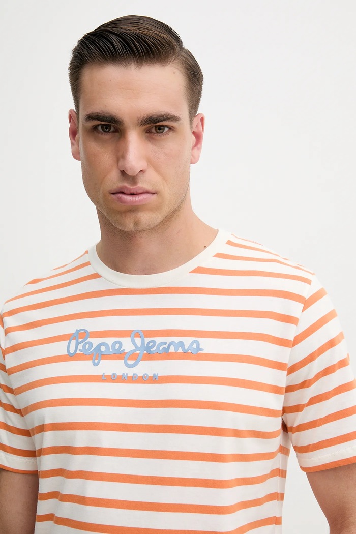 Pepe Jeans tricou din bumbac alb PM509407