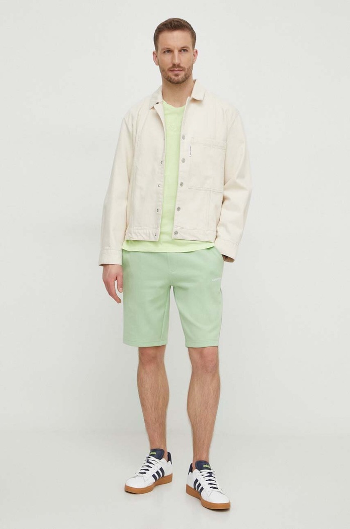 Pamučna majica Pepe Jeans EMB EGGO PM509418 zelena AW24