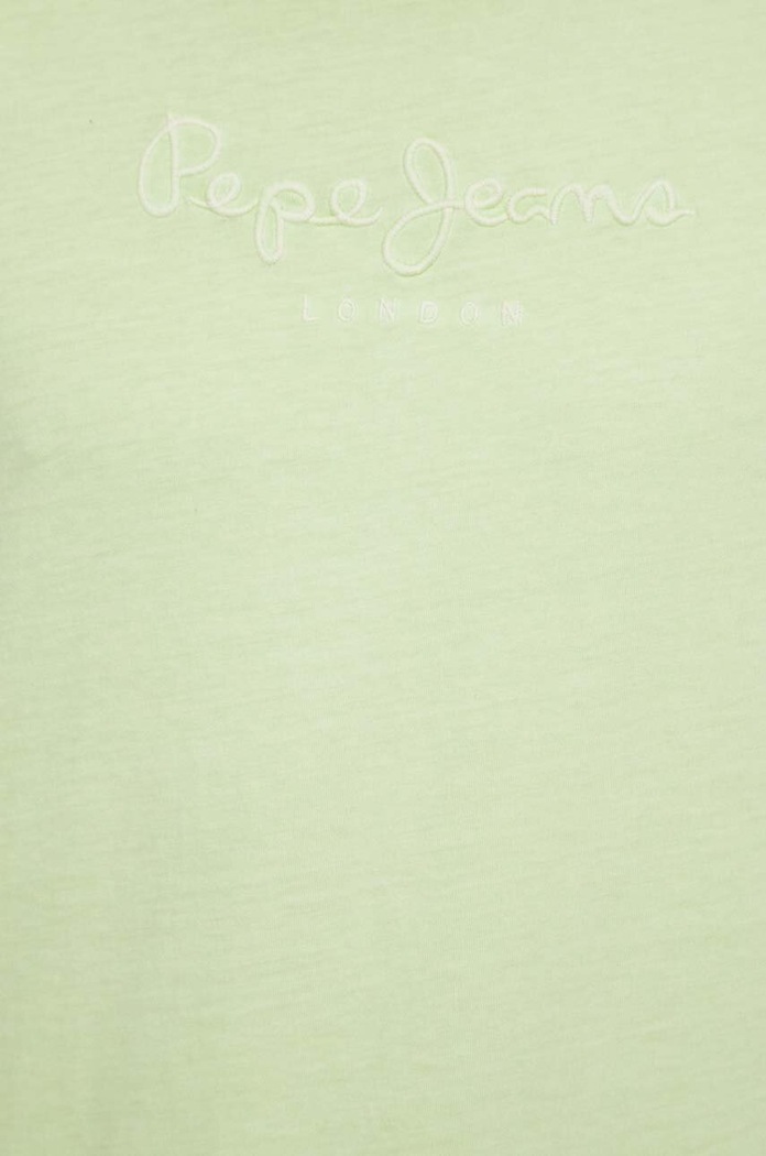 Pamučna majica Pepe Jeans EMB EGGO PM509418 zelena