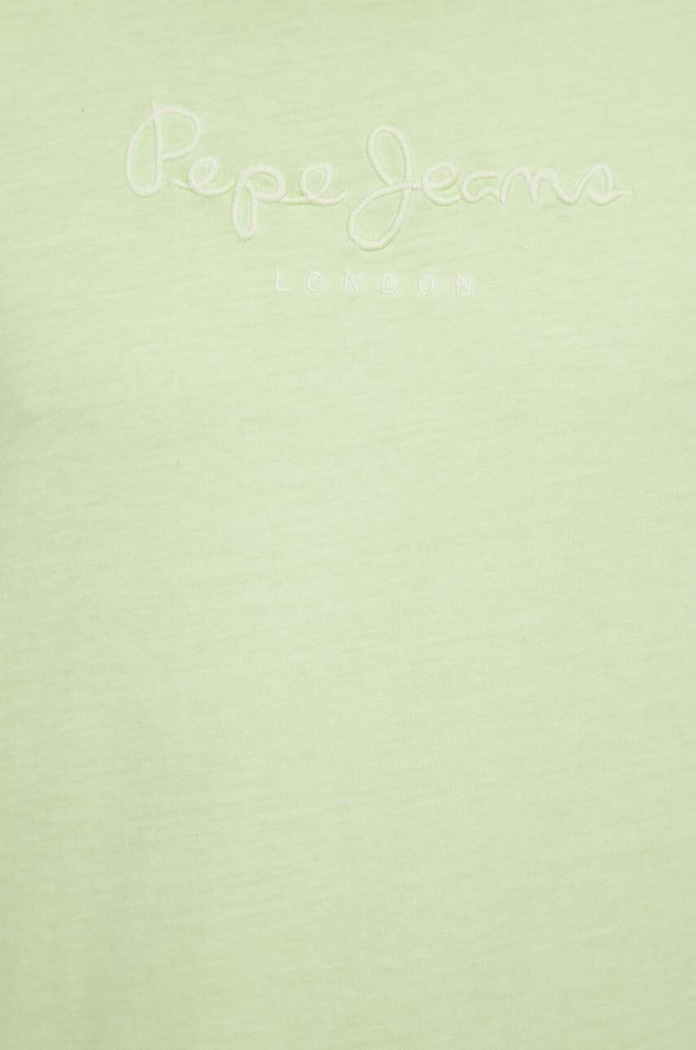 Pamučna majica Pepe Jeans EMB EGGO PM509418 zelena
