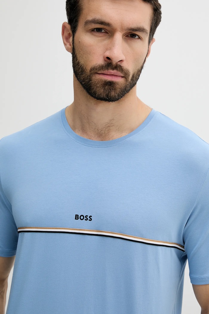 Oblečení Tričko BOSS 50515395 modrá