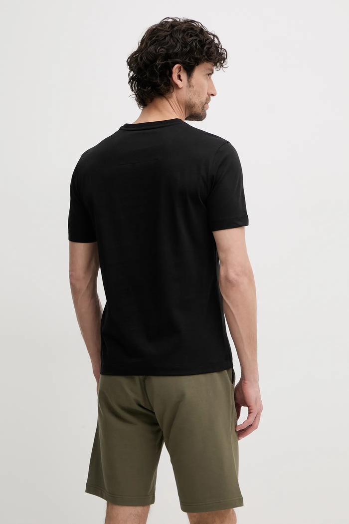 Bavlněné tričko Aeronautica Militare TS1580J372 černá SS25