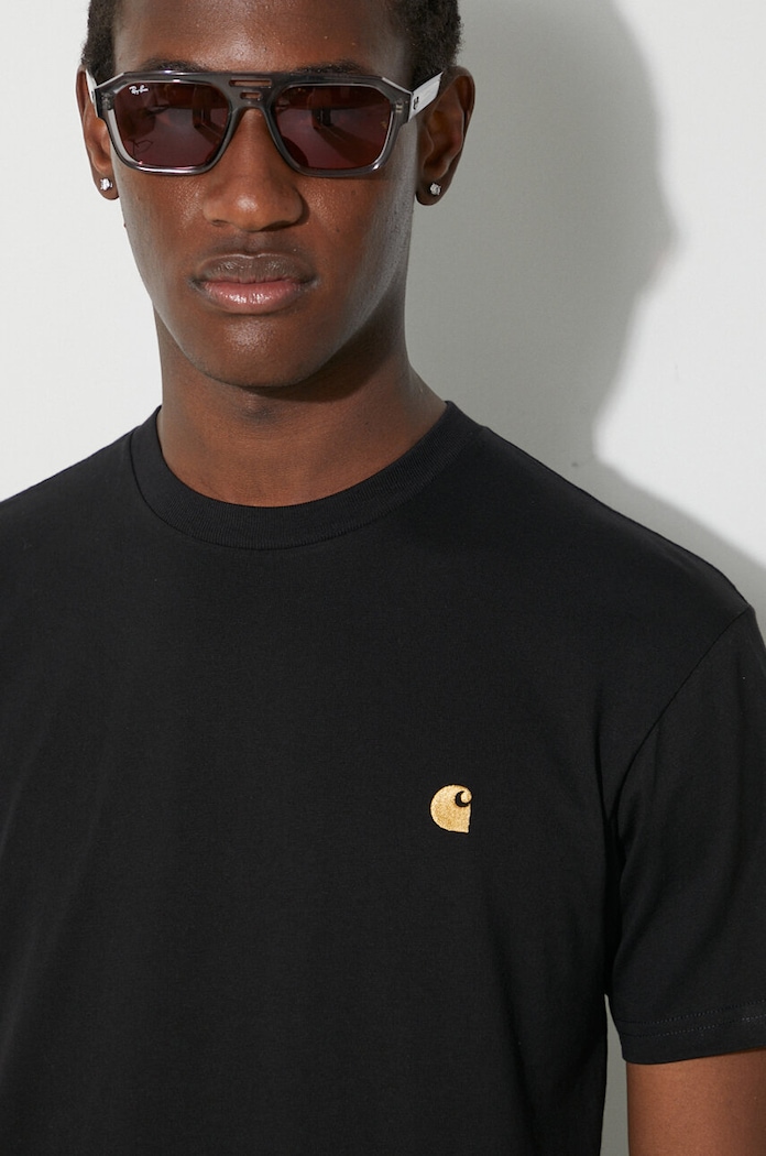 Carhartt WIP cotton t-shirt S/S Chase T-Shirt I026391.00FXX black