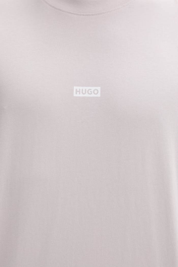 HUGO Blue tričko pánske bavlnené Nalono 50509776 fialová