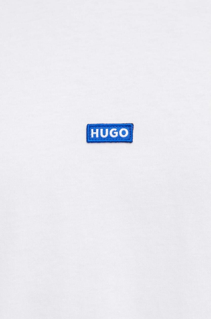 HUGO Blue tričko pánske bavlnené Nieros biela 50509991