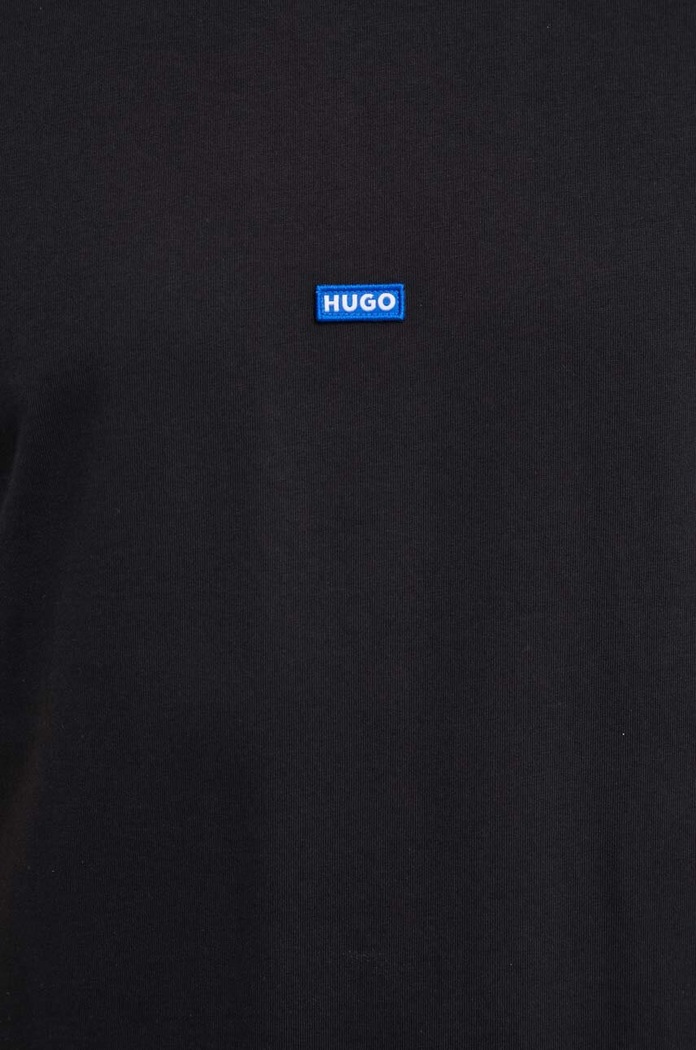 HUGO Blue tričko pánske bavlnené Nieros čierna 50509991
