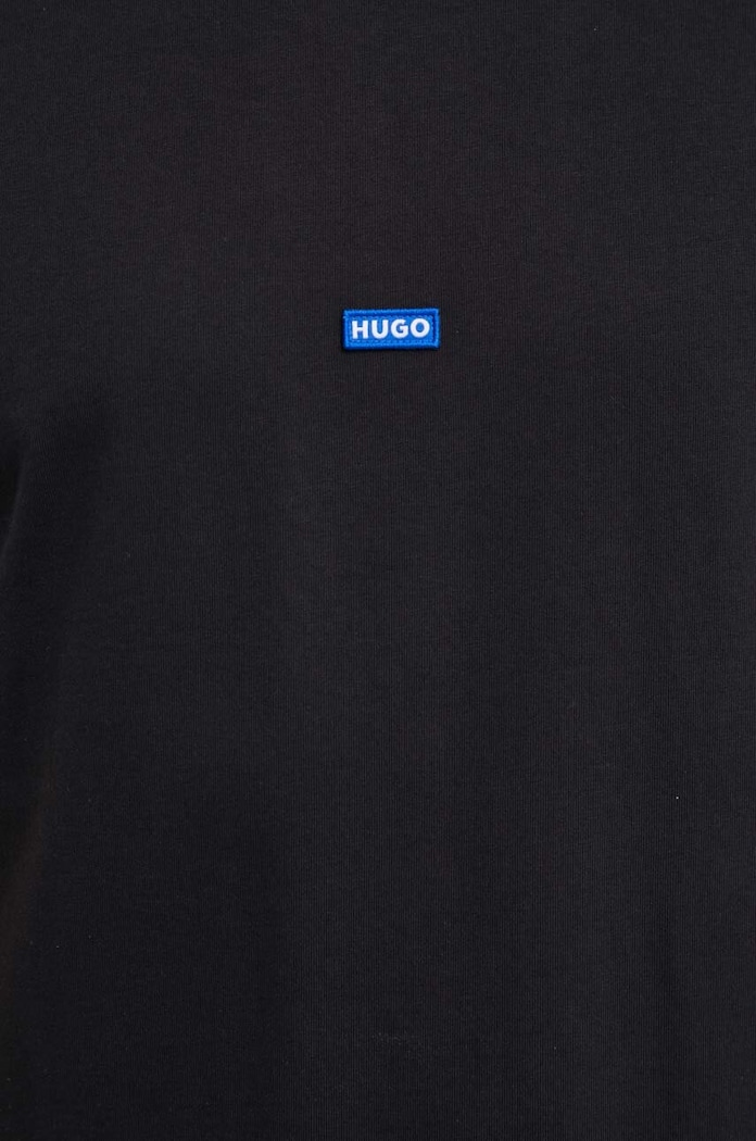 HUGO Blue tričko pánske bavlnené Nieros čierna 50509991