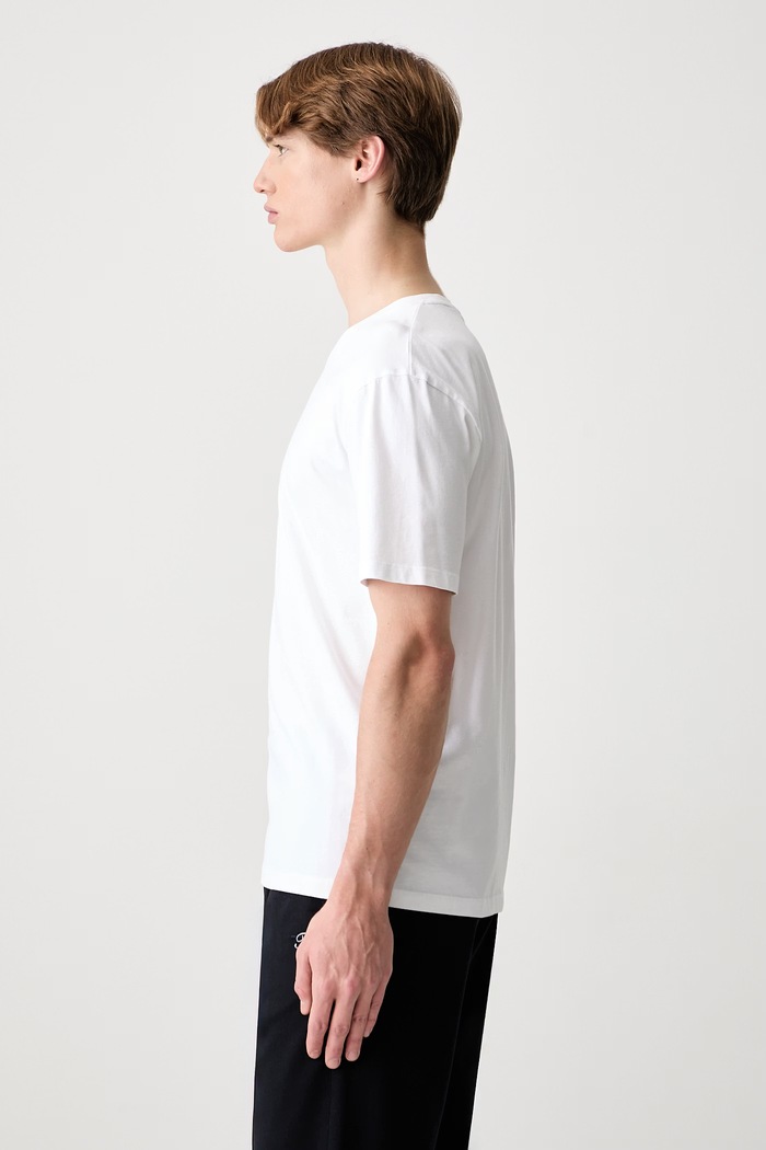 Одежда Filling Pieces Slim футболка оверсайз из хлопка для мужчин 412420502127.110 белый