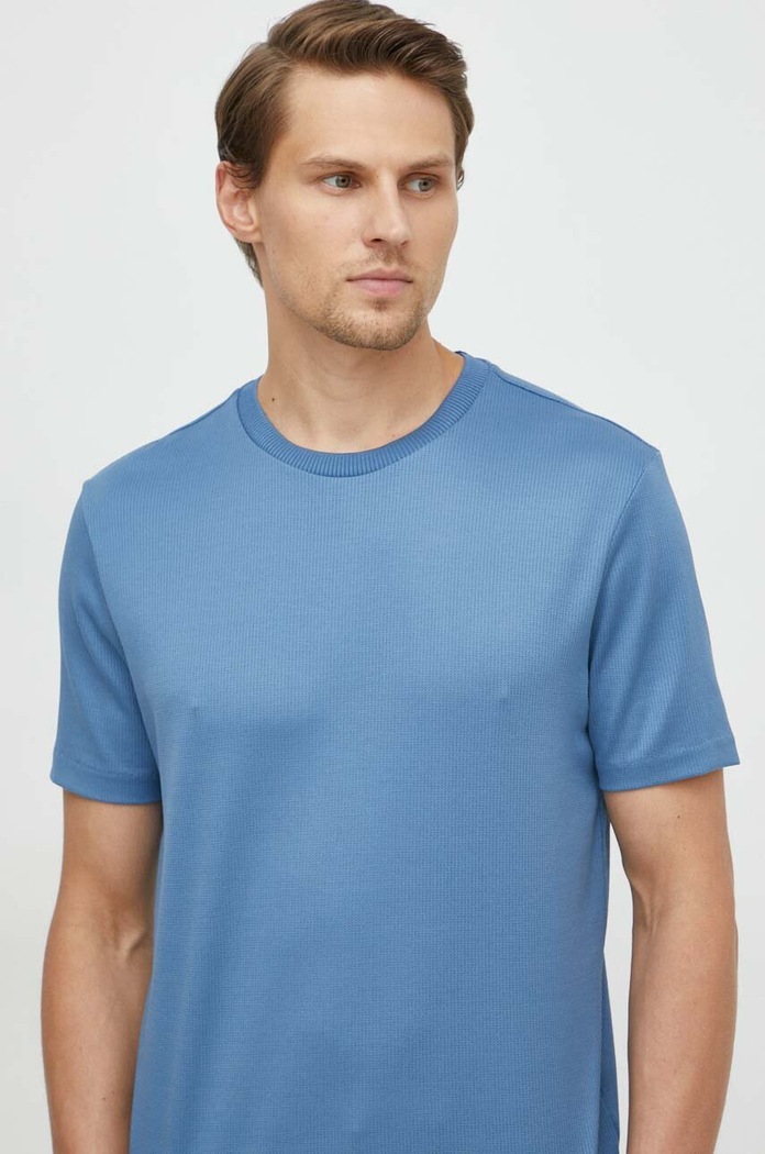 BOSS tricou din bumbac albastru 50511595