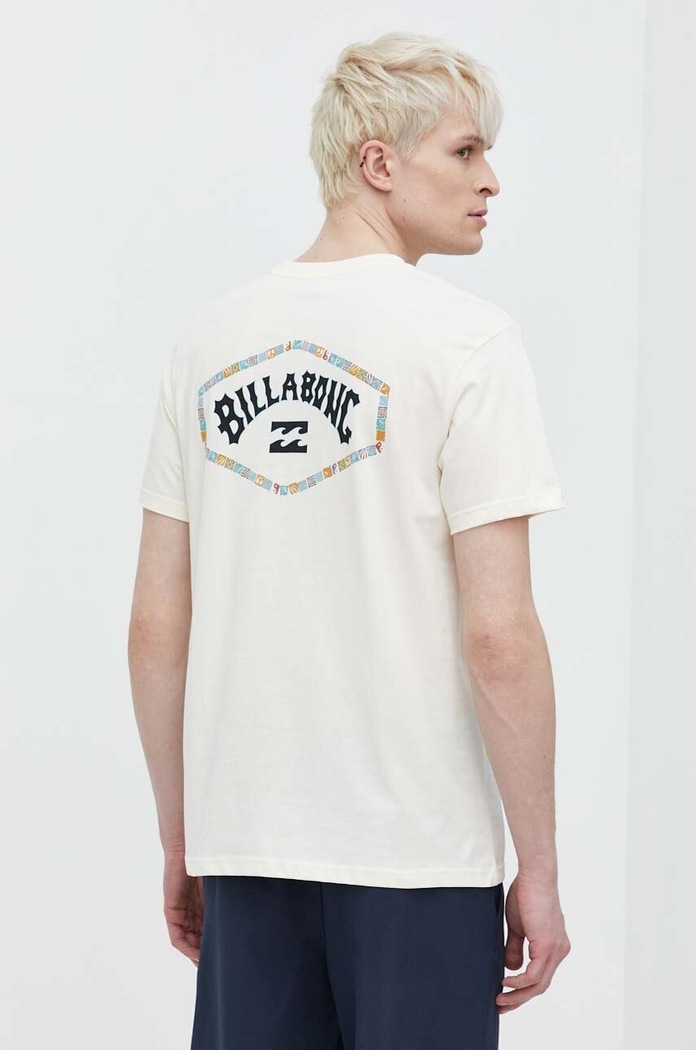 Billabong t-shirt bawełniany beżowy ABYZT02257