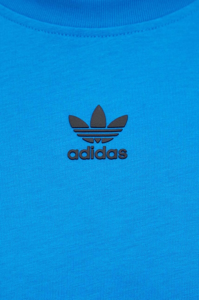 Βαμβακερό μπλουζάκι adidas Originals IS2830 μπλε