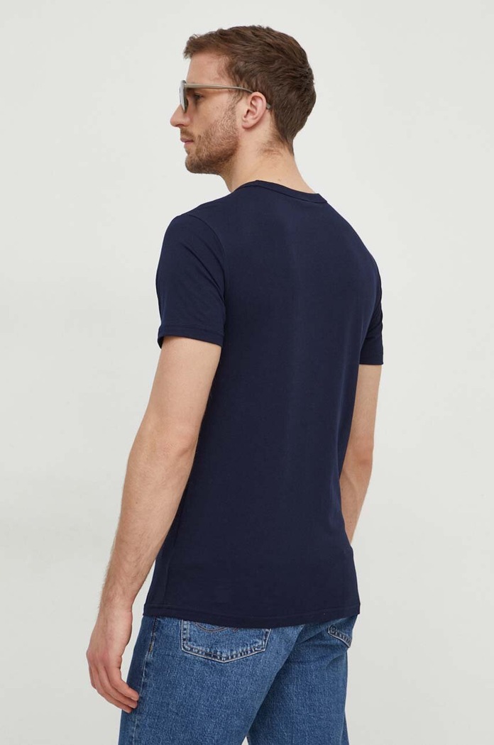 Odzież United Colors of Benetton t-shirt bawełniany 3I1XU100A granatowy