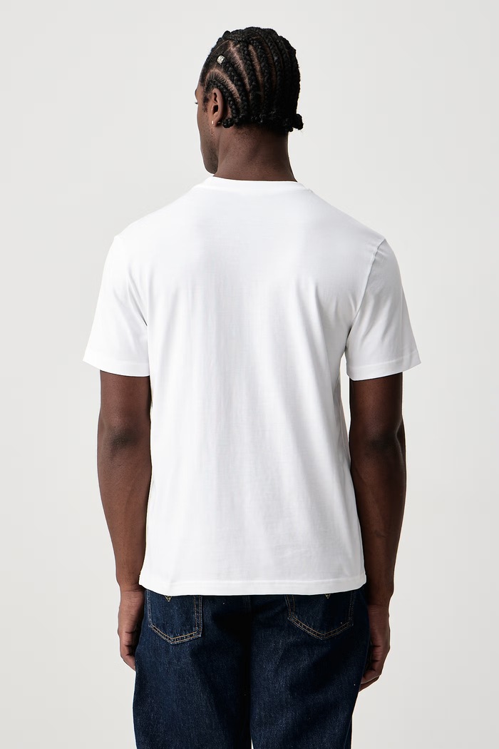 Odzież United Colors of Benetton T-shirt męski bawełniany 3MI5J1AF7 biały