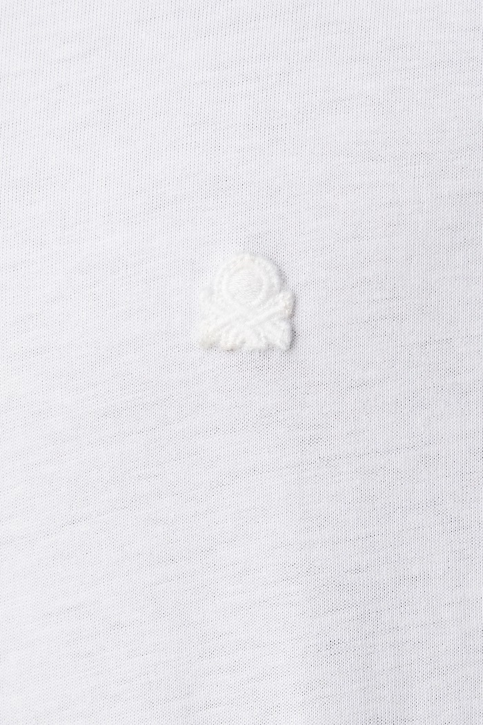 T-shirt męski bawełniany United Colors of Benetton biały 3MI5J1AF7