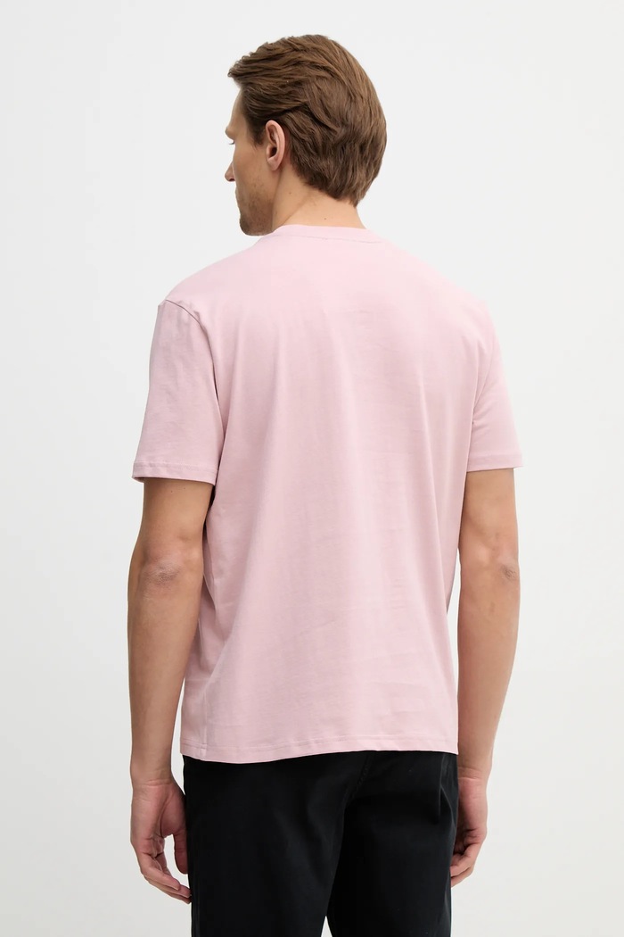 Oblečení Bavlněné tričko United Colors of Benetton 3MI5J1AF7 růžová