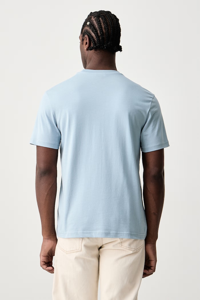 United Colors of Benetton Tričko pánské bavlněné 3MI5J1AF7 modrá SS26