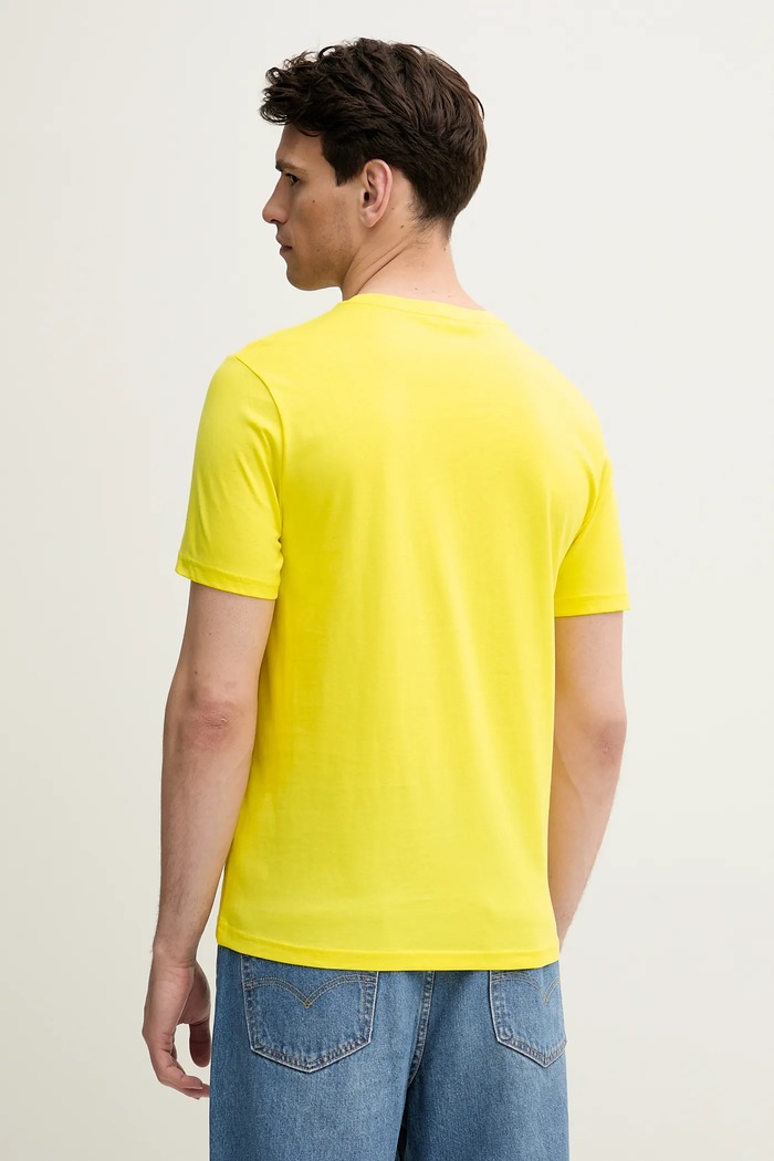 Oblečení Bavlněné tričko United Colors of Benetton 3MI5J1AF7 žlutá