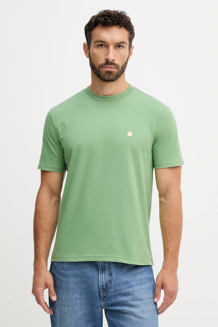 United Colors of Benetton pamut póló pamut zöld 3MI5J1AF7