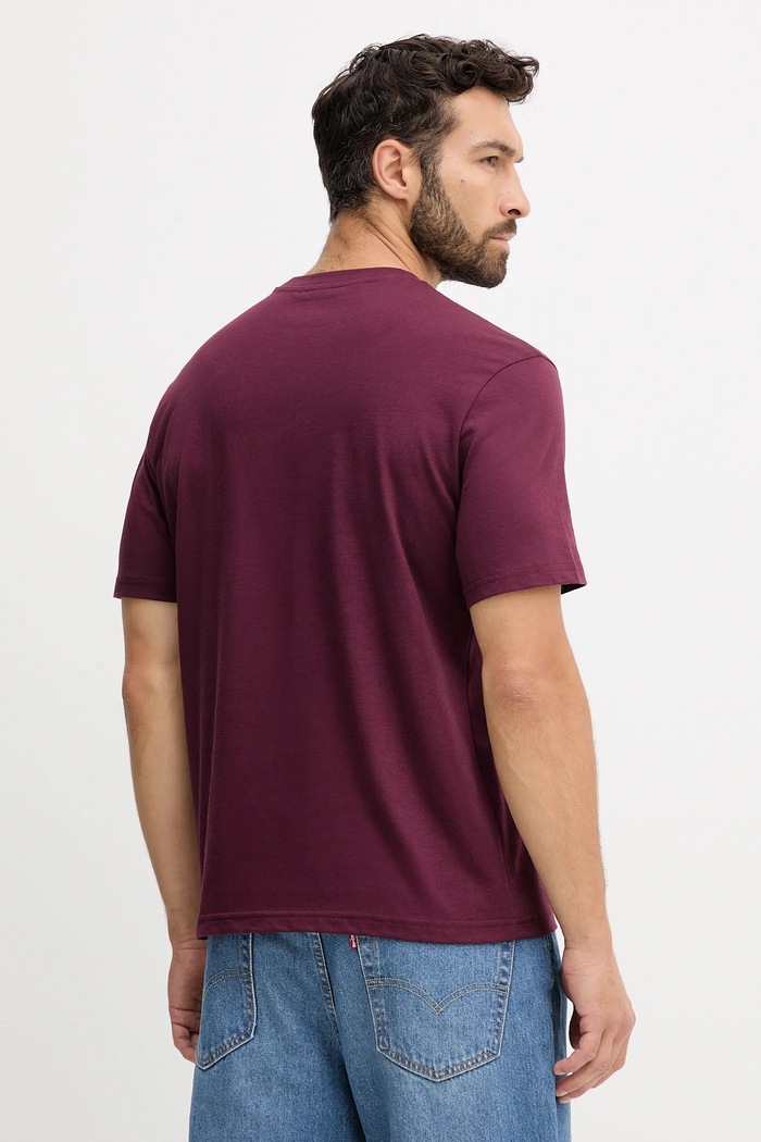 Oblečení Bavlněné tričko United Colors of Benetton 3MI5J1AF7 burgundské