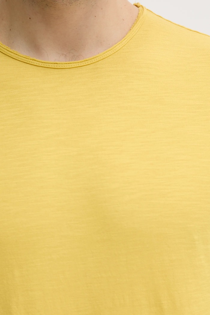 Bavlněné tričko United Colors of Benetton 3JE1J19A5 žlutá