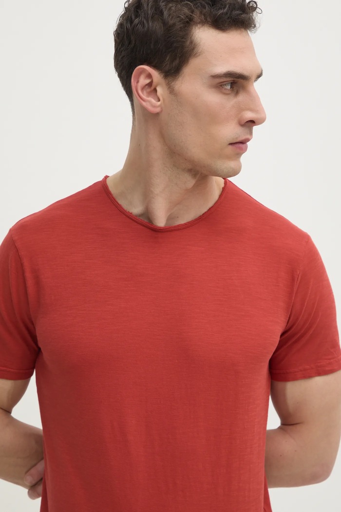 Oblečení Bavlněné tričko United Colors of Benetton 3JE1J19A5 oranžová