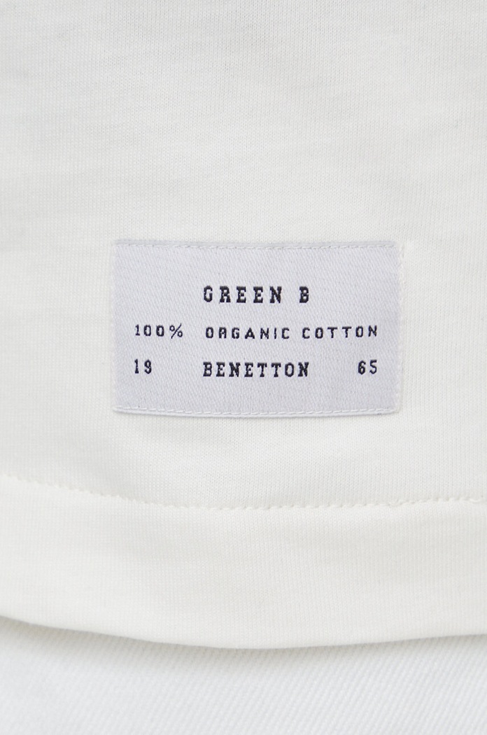 United Colors of Benetton t-shirt bawełniany 3MI5U108D beżowy