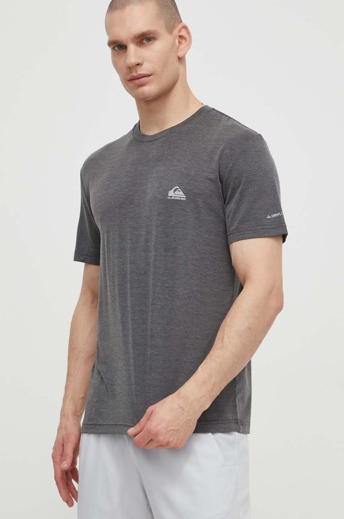 Běžecké tričko Quiksilver Coastal šedá EQYKT04311