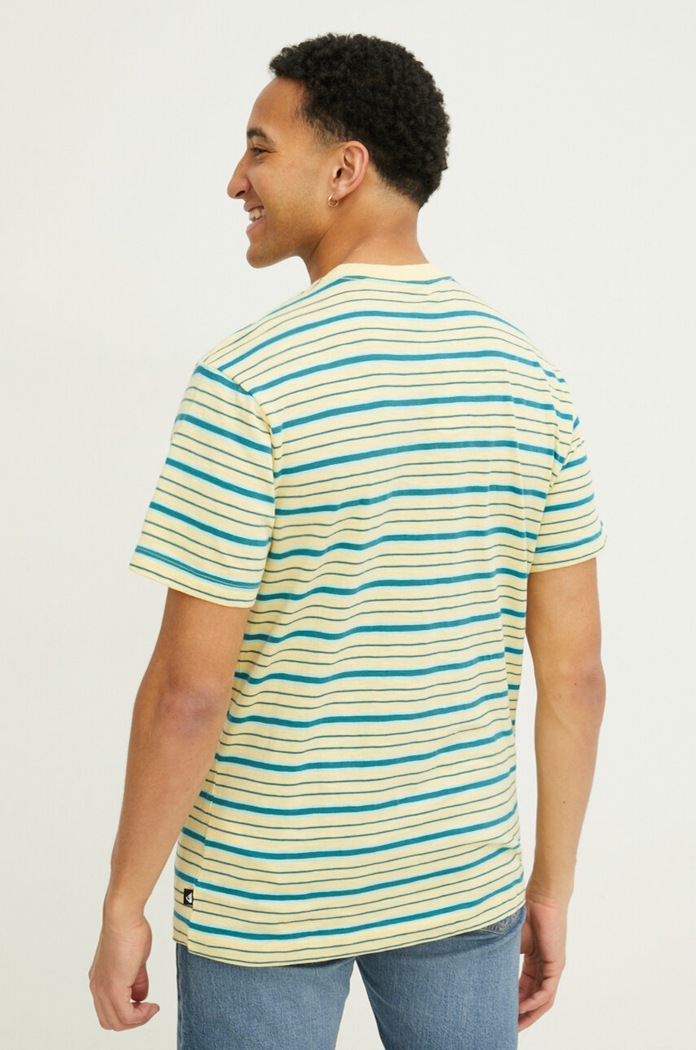 Odzież Quiksilver t-shirt bawełniany AQYKT03109 żółty