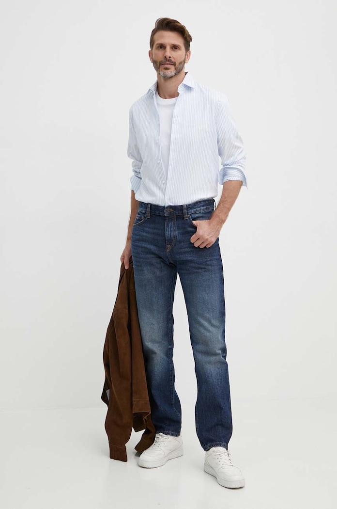 Îmbrăcăminte Pepe Jeans tricou din bumbac SINGLE CLIFORD PM509367 alb