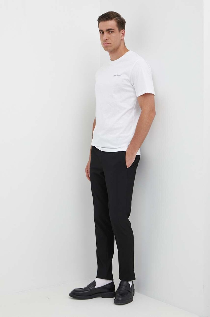 Bavlnené tričko Pepe Jeans CLAUS PM509368 biela SS24