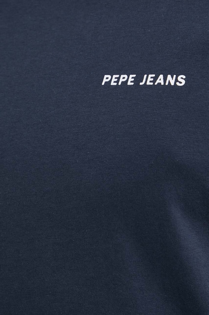 Pamučna majica Pepe Jeans CALLUM PM509370 mornarsko plava