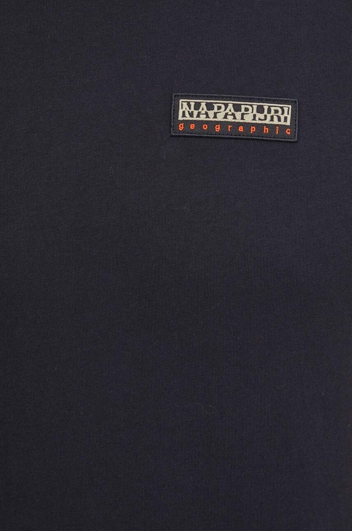 Napapijri t-shirt bawełniany S-Iaato NP0A4HFZ0411 czarny