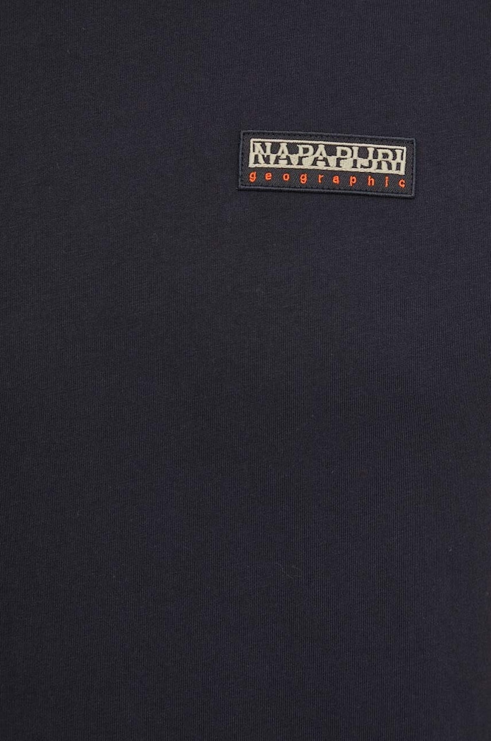 Napapijri t-shirt bawełniany S-Iaato NP0A4HFZ0411 czarny