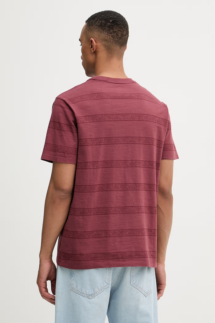 Oblečenie Levi's tričko pánske bavlnené SS CLASSIC POCKET TEE 19342 červená