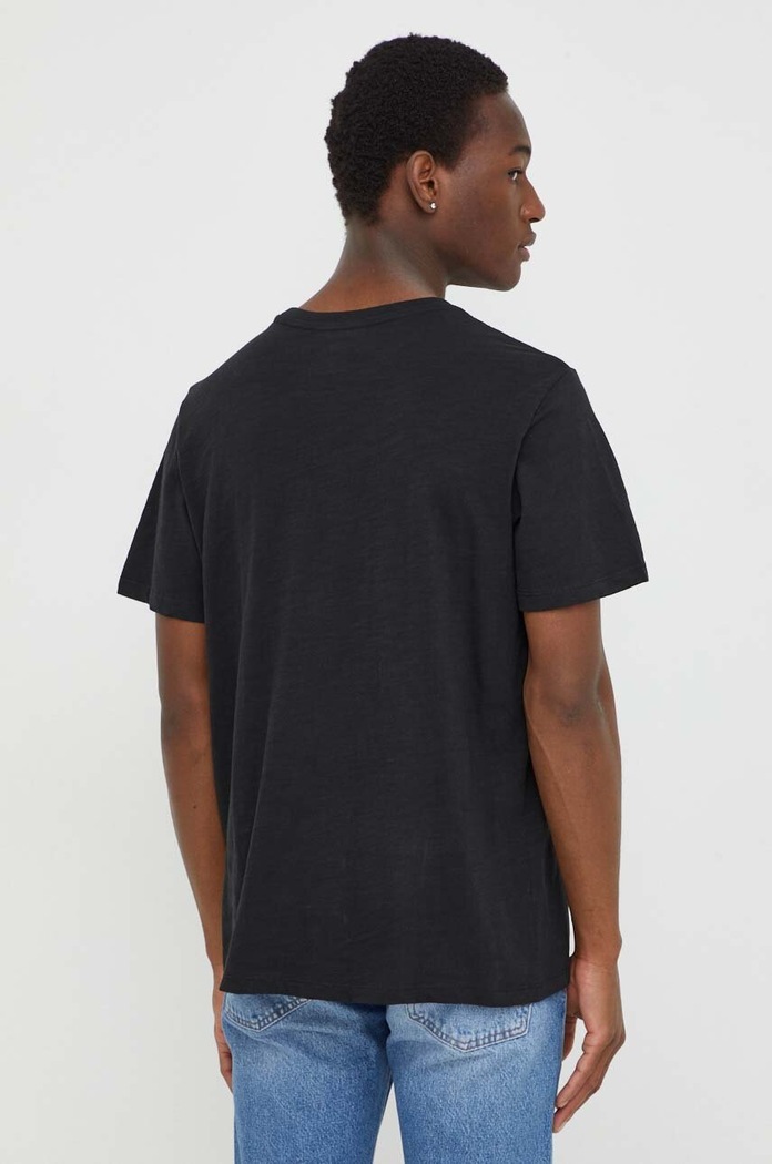 Odzież Levi's t-shirt męski bawełniany SS CLASSIC POCKET TEE 19342 czarny